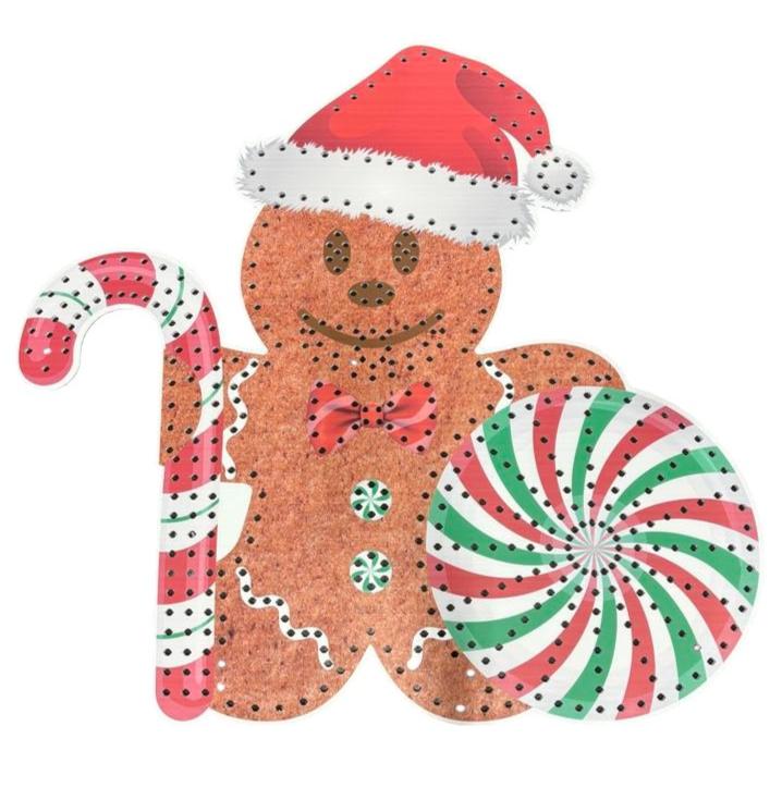 IMPRESSION Gingerbread People with Candy - Image 3