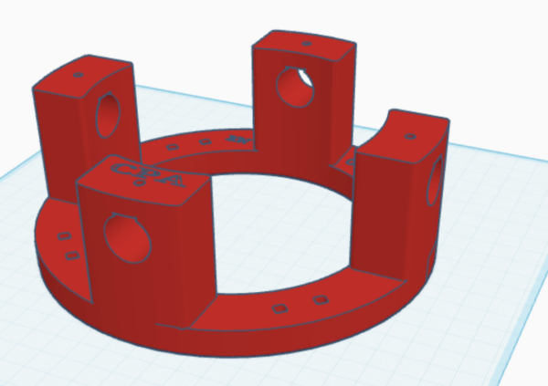 Rosa Wreath Mounting Bracket