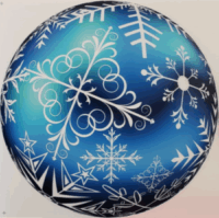 Impression Steampunk Spinner Blue Flake